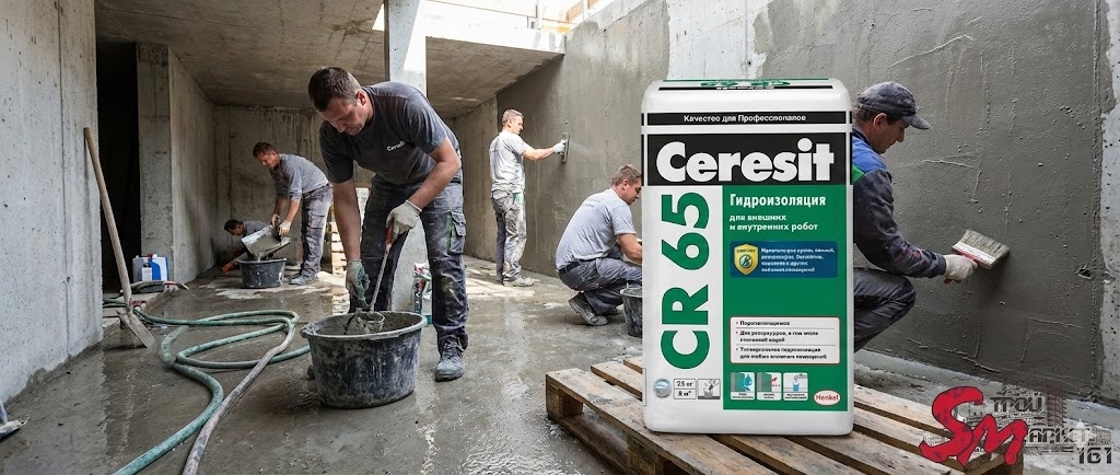 Сухая смесь для гидроизоляции Ceresit CR 65