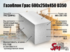 Газоблок Грас 600x250x450 D350