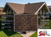 Roofshield, Premium (Премиум), Нарезка Модерн, Лесной орех