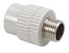 ПП Муфта D75*2 1/2 нар рез EKOPLASTIK (серый)