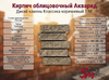 Кирпич облицовочный Акварид Дикий камень Классика коричневый 1 NF