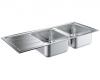 Мойка нж K500 80 -S 116/50 2.0 1160*500 "Grohe"