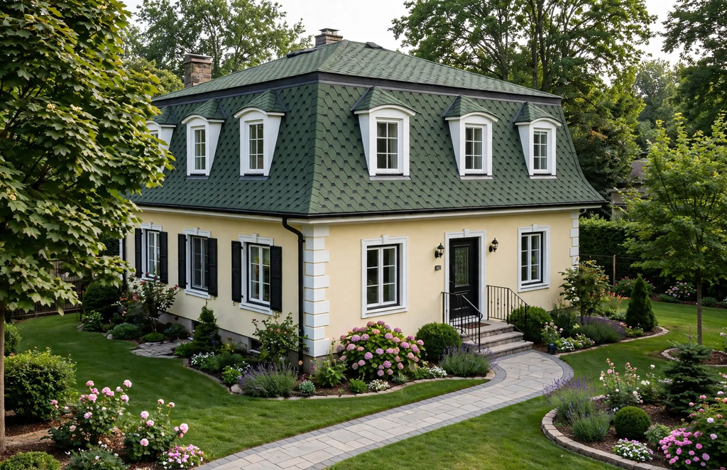 Roofshield, Classic (Классик), Нарезка Стандарт, Зеленый с оттенением