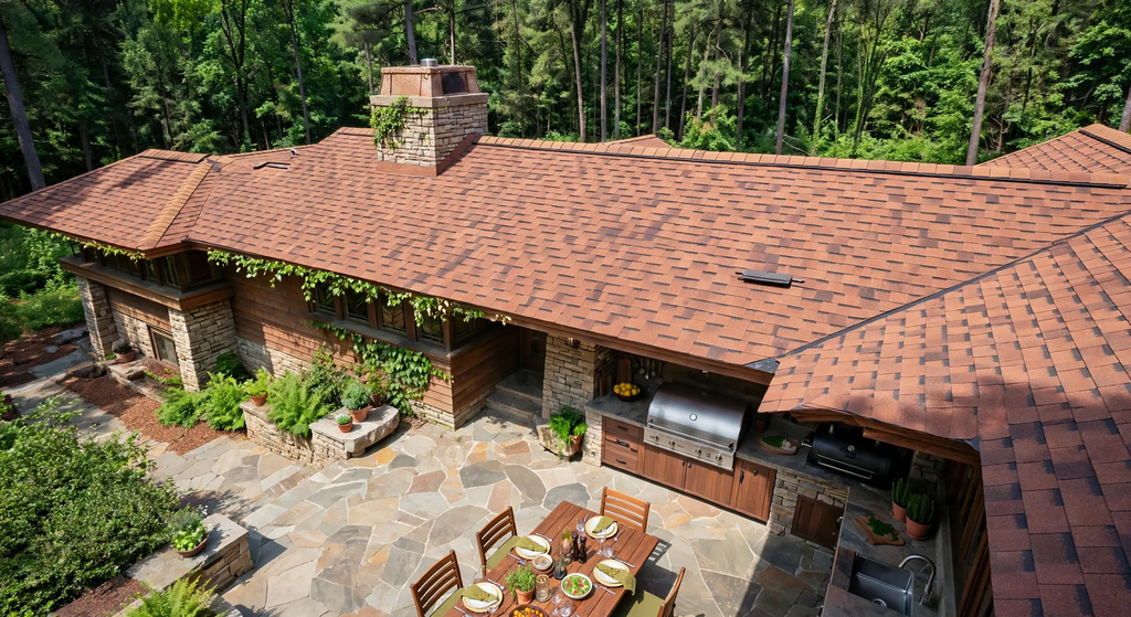 Roofshield, Premium (Премиум), Нарезка Модерн, Миндальный