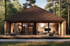 Roofshield, Premium (Премиум), Нарезка Модерн, Коричневый с оттенением
