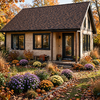 Roofshield, Family Eco Lite (Фэмили Эко Лайт), Нарезка Модерн, Коричневый с оттенением  
