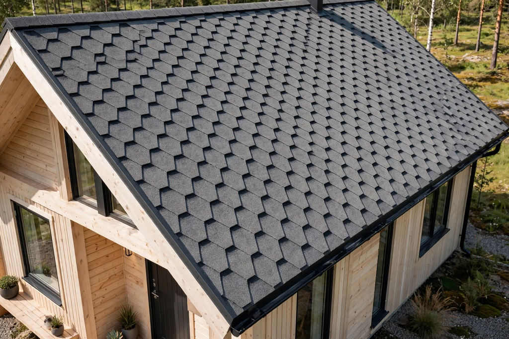 Roofshield, Family Eco Lite (Фэмили Эко Лайт), Нарезка Стандарт, Серый с оттенением 