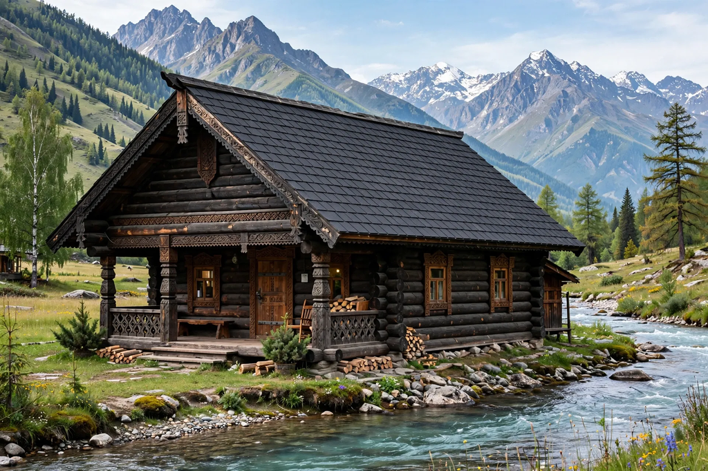 QUIET TILE Timber (ТИМБЕР) Черное дерево