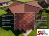 Roofshield, Classic (Классик), Нарезка Стандарт, Красный с оттенением