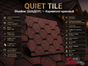 QUIET TILE Shadow (ШАДОУ) Карминно-красный