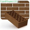 Кирпич керамический лицевой одинарный Арабика (утолщенная стенка) м-150