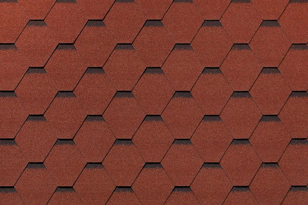 Roofshield, Classic (Классик), Нарезка Стандарт, Кирпично-красный с оттенением