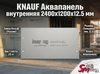 KNAUF Аквапанель внутренняя 2400x1200x12.5 мм