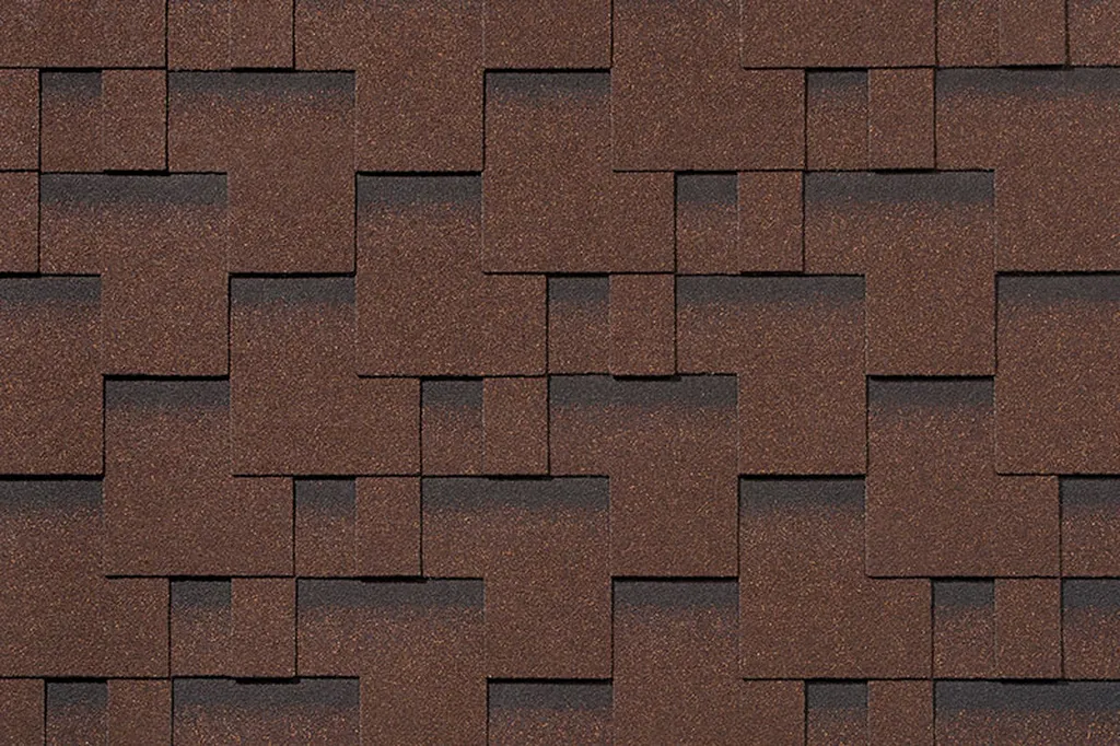 Roofshield, Premium (Премиум), Нарезка Модерн, Коричневый с оттенением