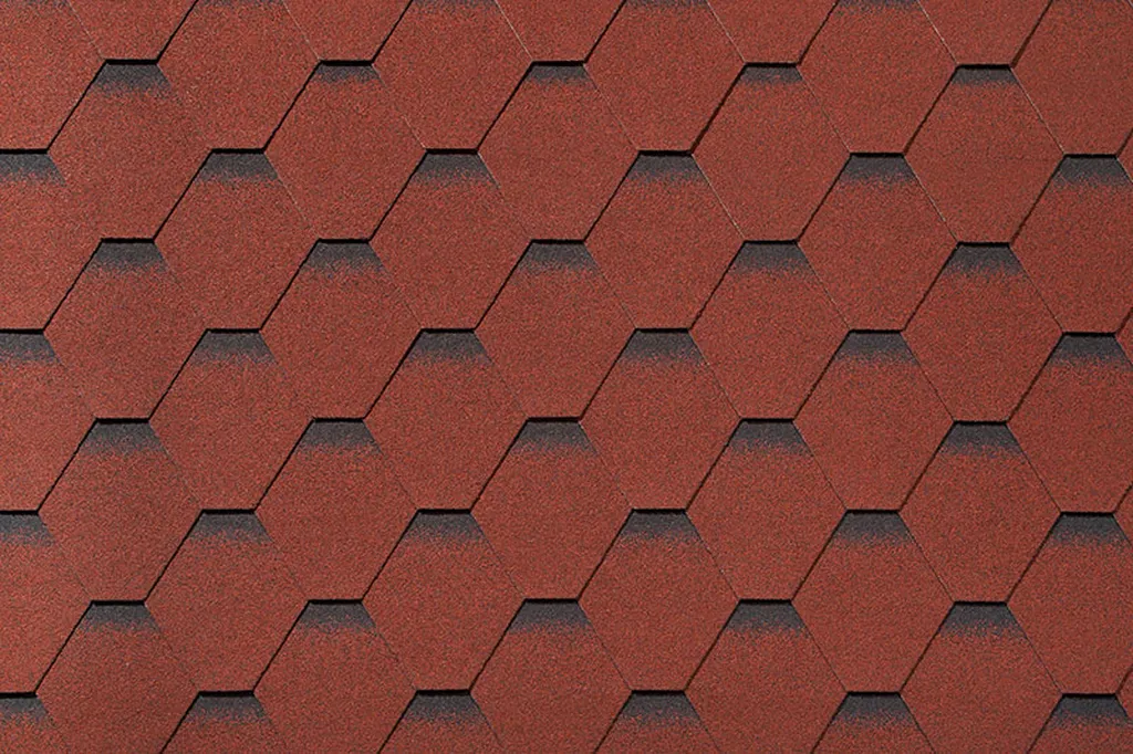 Roofshield, Classic (Классик), Нарезка Стандарт, Красный с оттенением