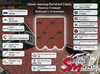 Roofshield, Classic (Классик), Нарезка Стандарт, Красный с оттенением