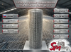 Сетка в рулоне оцинкованная 25x12.5x1.4 (1x25 м) ТУ