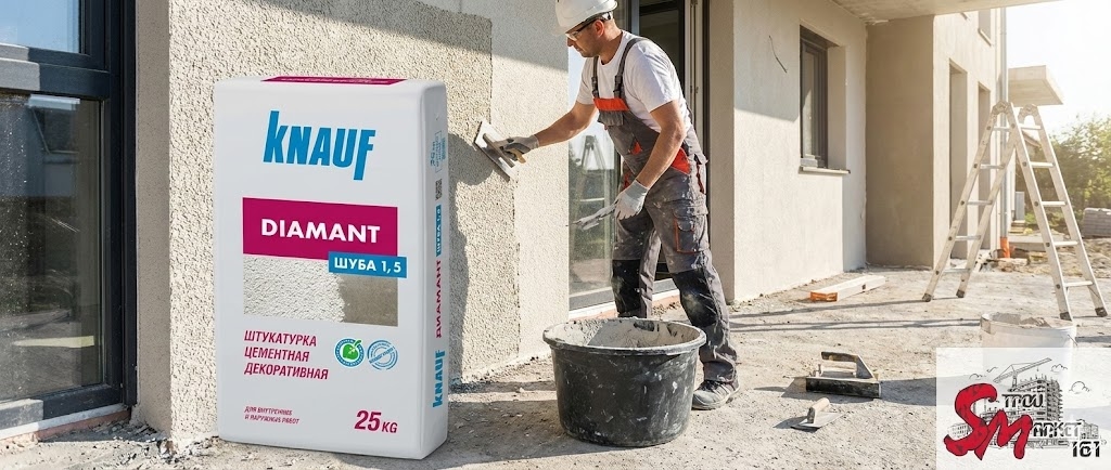 Штукатурка Knauf "Диамант-Шуба 1,5"