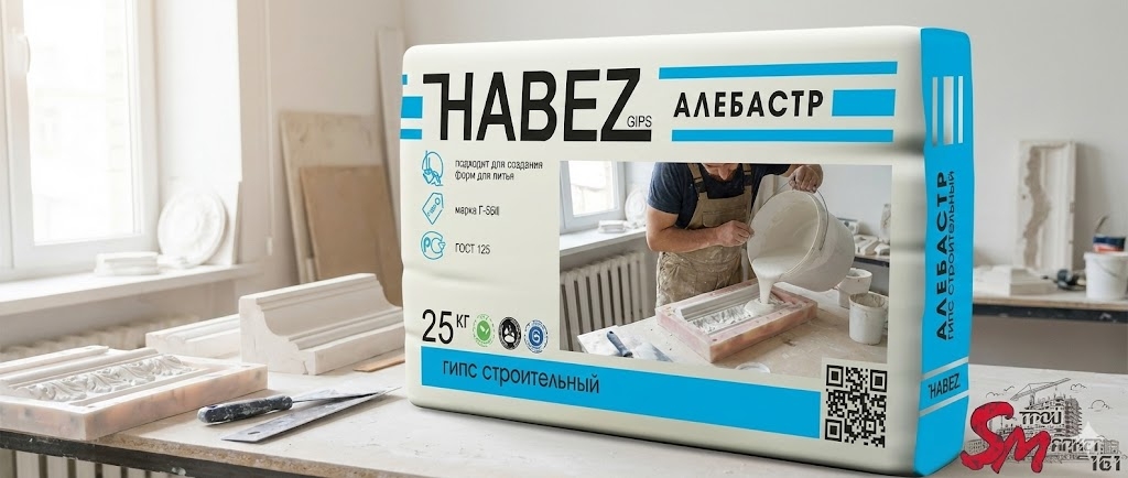 Гипс строительный HABEZ "Алебастр"