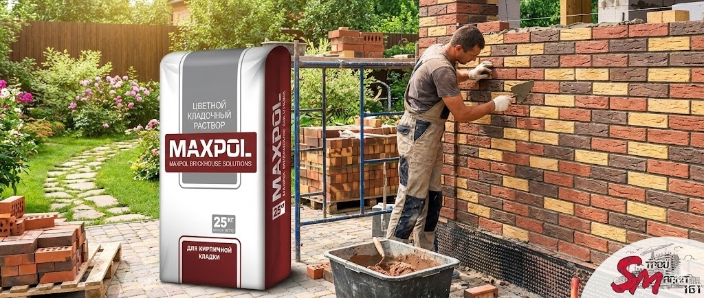 Раствор кладочный MAXPOL "Премиум белый"