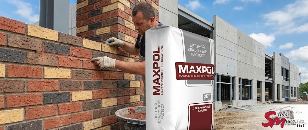 Раствор кладочный MAXPOL "Премиум светло-серый"