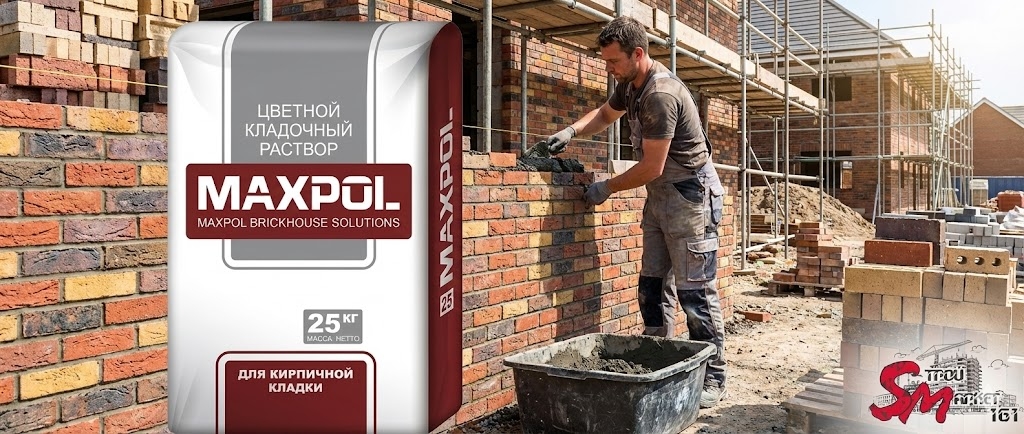 Раствор кладочный MAXPOL "Премиум свелто-желтый"